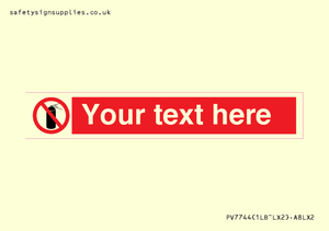 Custom prohibition no aerosol